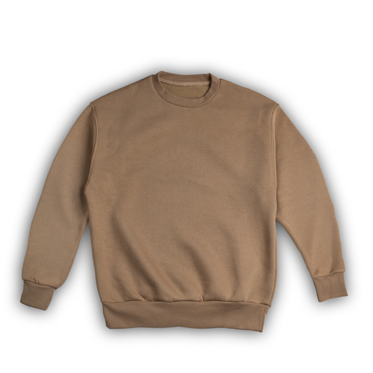 Basic Bej Sweatshirt