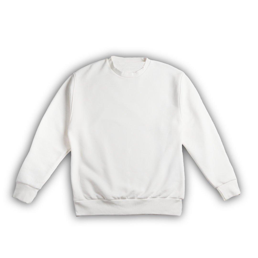 Basic Beyaz Sweatshirt