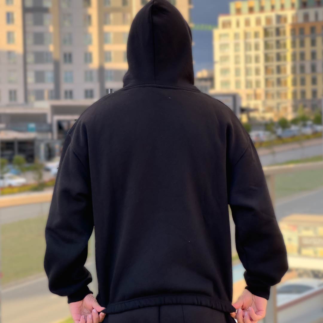 Stranger Serisi Baskılı Hoodie