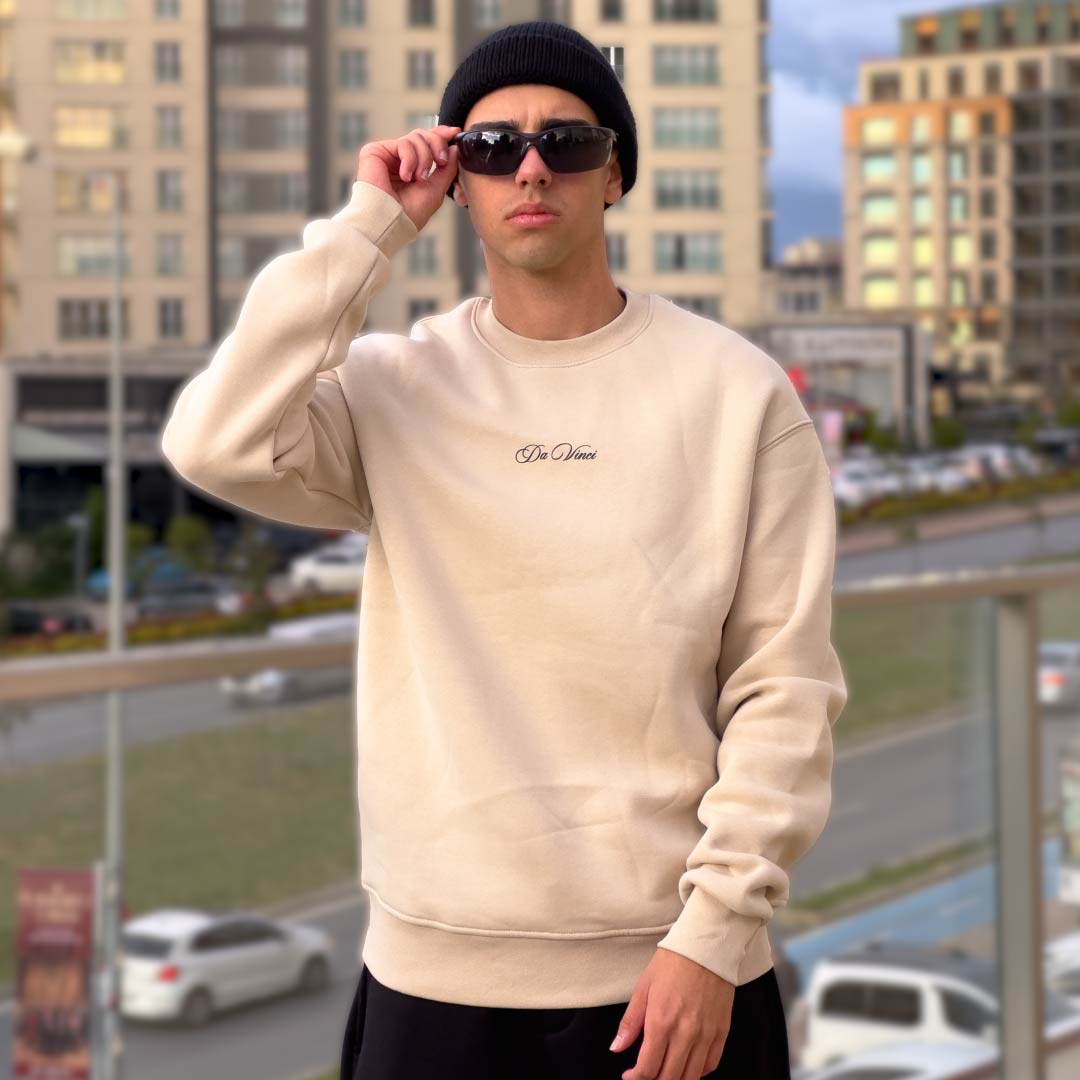 Son Akşam Yemeği Baskılı Sweatshirt