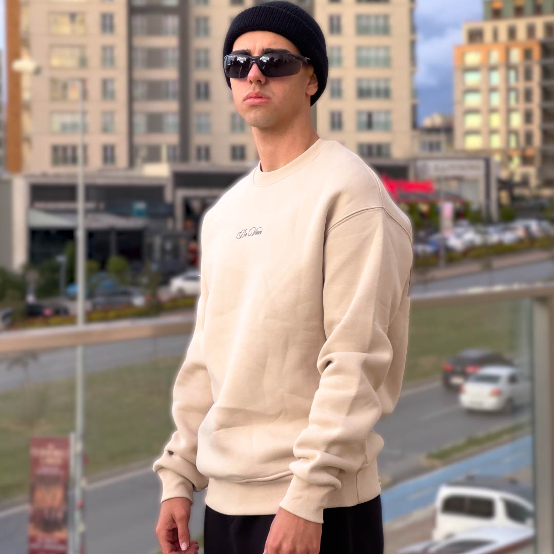 Son Akşam Yemeği Baskılı Sweatshirt